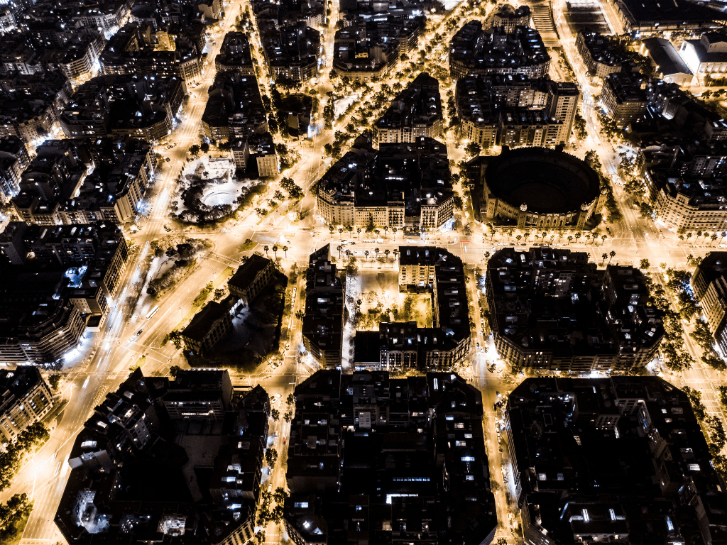 Avenida Diagonal Noche